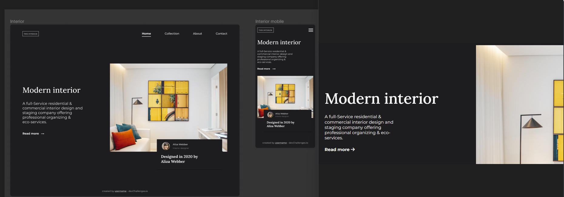 Interior Design Page Dupe