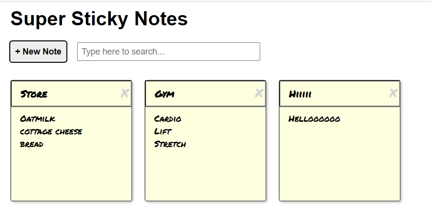 Note Taking Application