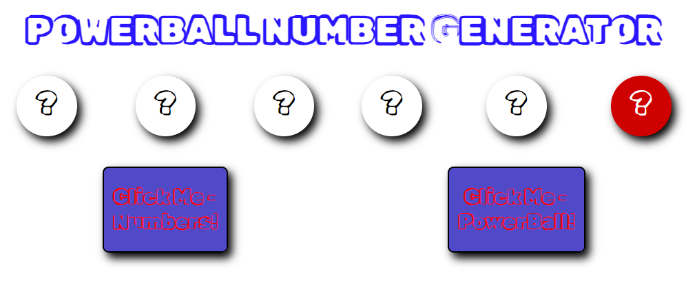 Powerball Number Generator