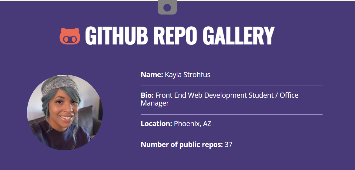 Github Repo Page